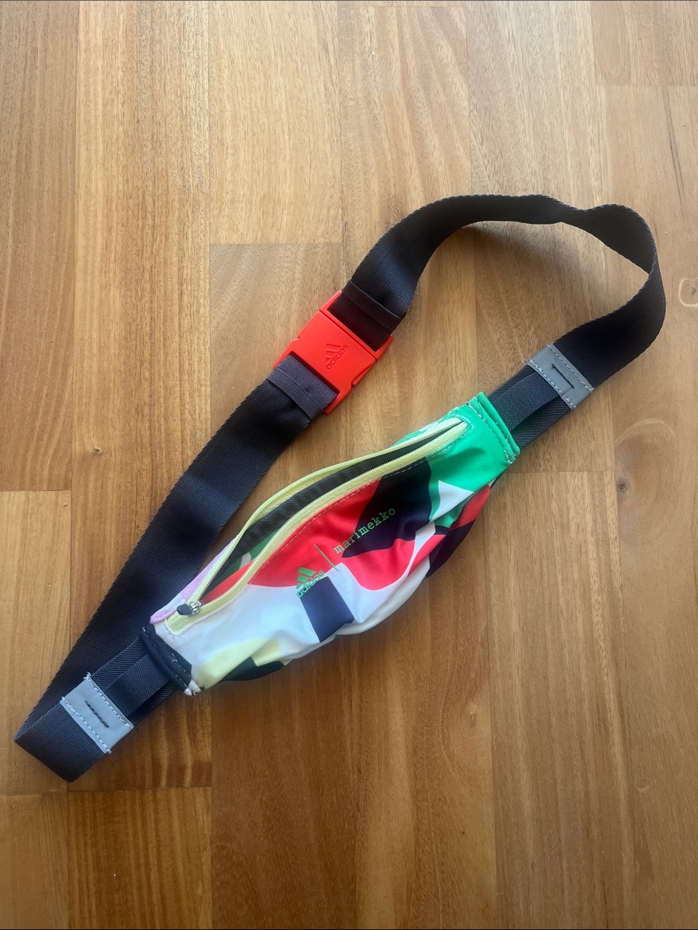NWOT Adidas Marimekko running belt fanny pack waist bag one size floral unisex